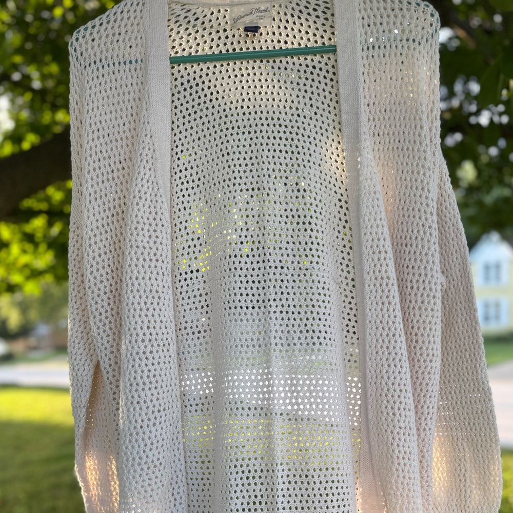 Universal‎ Thread Cream Open Knit Sweater